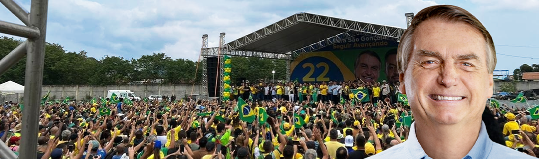 Bolsonaro e multidão